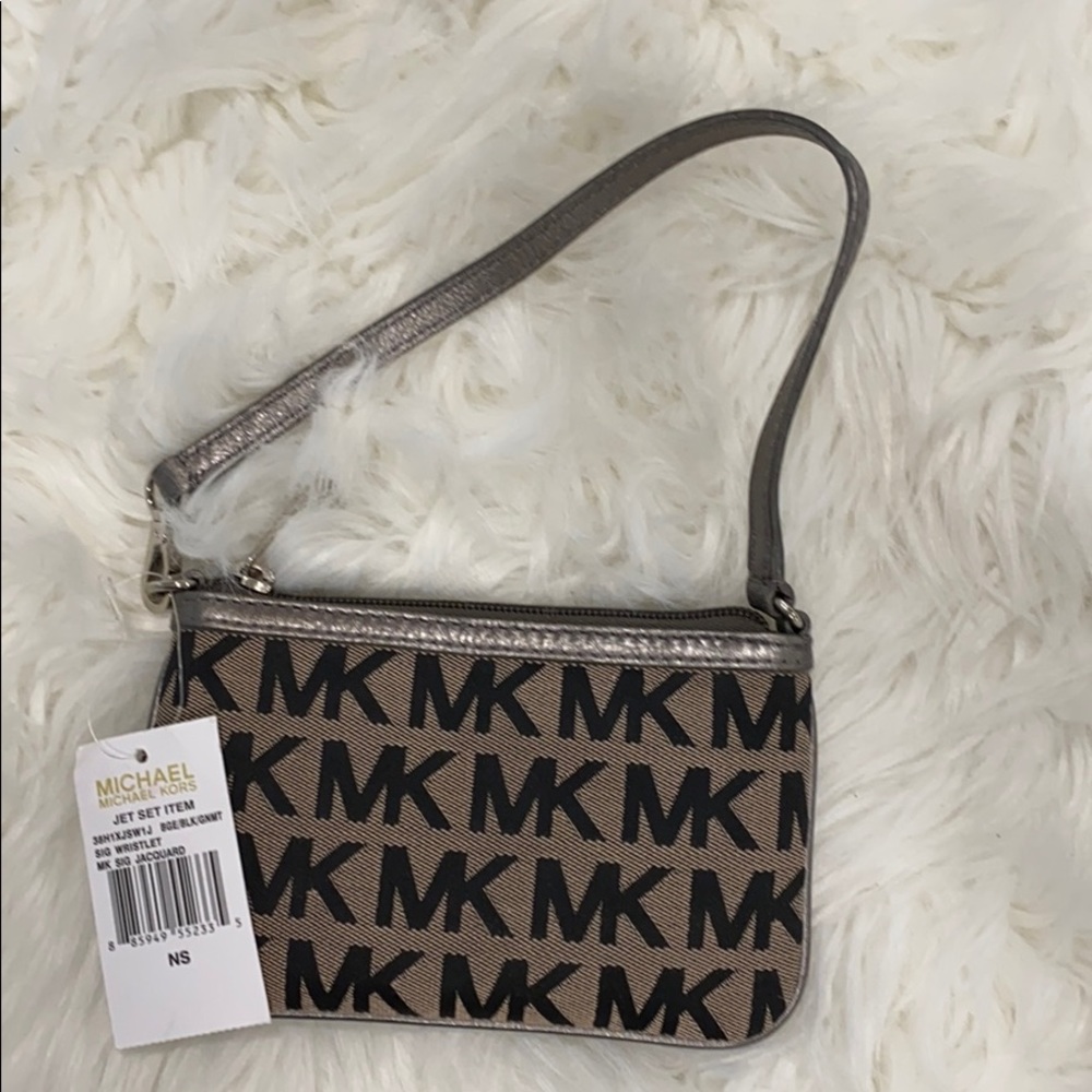 Michael Kors signature wristlet